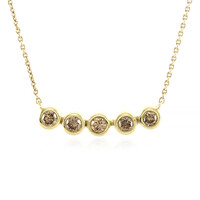 Collier en or et Diamant Champagne PK
