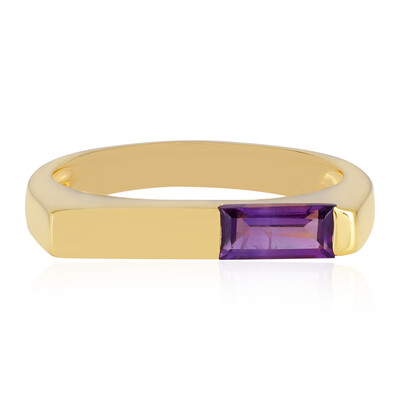 Bague en argent et Améthyste de Zambie