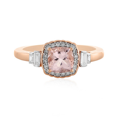 Bague en or et Morganite AAA (D'vyere)