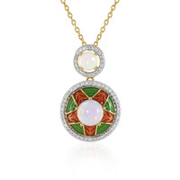 Collier en argent et Opale Welo (Adela Silber)