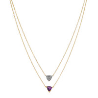 Collier en argent et Améthyste