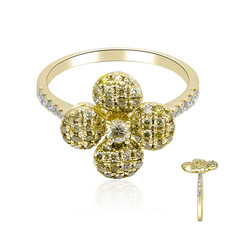 Bague en or et Diamant SI2 jaune (CIRARI)