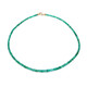 Collier en or et Emeraude de Zambie