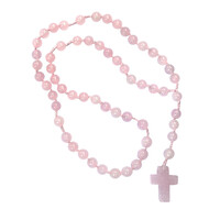 Chapelet et Quartz rose