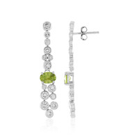 Boucles d'oreilles en argent et Sphène