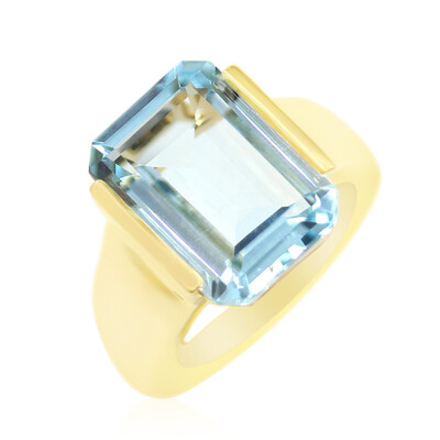Bague en argent et Topaze bleu ciel