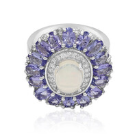 Bague en argent et Opale Welo