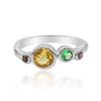 Bague en argent et Citrine
