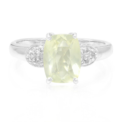Bague en argent et Orthose