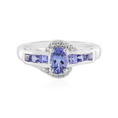 Bague en argent et Tanzanite