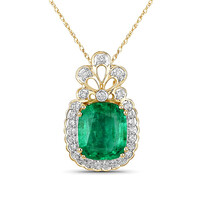 Collier en or et Emeraude d'Ethiopie (SUHANA)