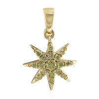 Pendentif en or et Diamant VS1 jaune