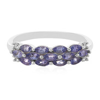 Bague en argent et Tanzanite