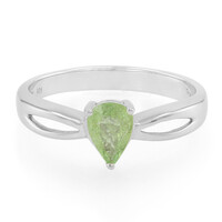 Bague en argent et Tourmaline Paraïba