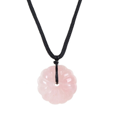 Collier et Quartz rose