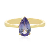 Bague en or et Tanzanite non chauffée