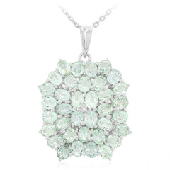 Collier en argent et Tourmaline Paraïba