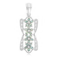 Pendentif en argent et Alexandrite du Brésil