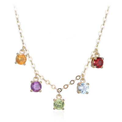 Collier en argent et Grenat