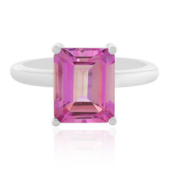 Bague en argent et Topaze jubilaire