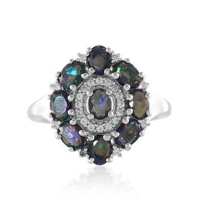 Bague en argent et Opale Mezezo