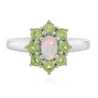Bague en argent et Opale Welo