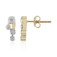 Boucles d'oreilles en or et Diamant SI1 (H)