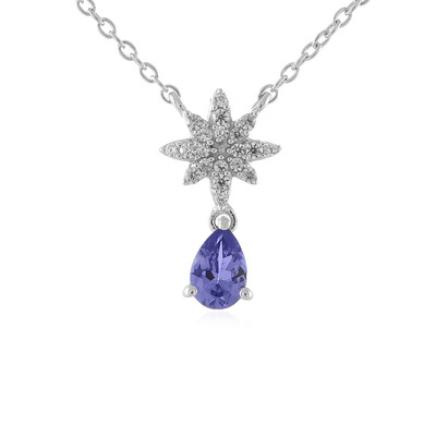 Collier en argent et Tanzanite