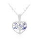 Collier en argent et Tanzanite