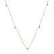 Collier en or et Diamant bleu ciel I2 (de Melo)