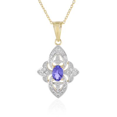 Collier en argent et Tanzanite