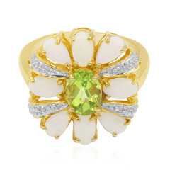 Bague en argent et Péridot