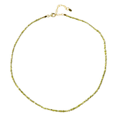 Collier en argent et Diamant jaune