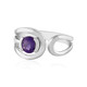Bague en argent et Améthyste de Sibérie (de Melo)
