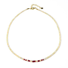 Collier en argent et Opale Welo