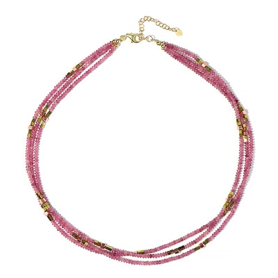 Collier en argent et Hématite rose