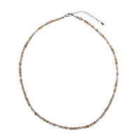 Collier en argent et Quartz rutile (Cheveux de Vénus)