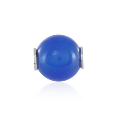 Pendentif en argent et Agate bleue (MONOSONO COLLECTION)