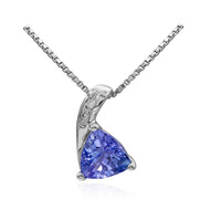 Collier en argent et Tanzanite