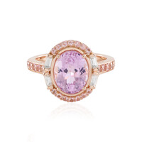 Bague en argent et Kunzite (Adela Silber)