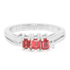 Bague en argent et Rubis du Malawi
