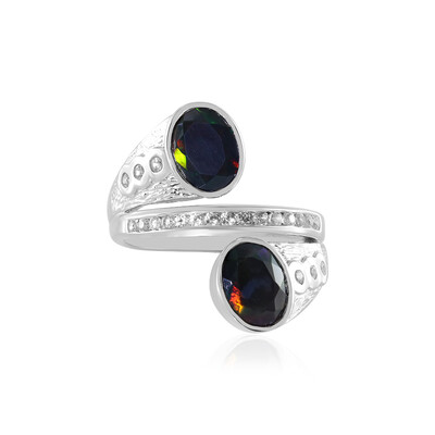 Bague en argent et Opale Mezezo (de Melo)