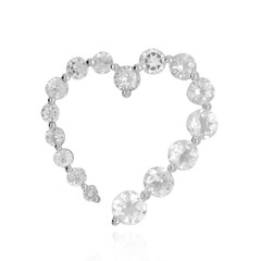 Pendentif en argent et Topaze blanche