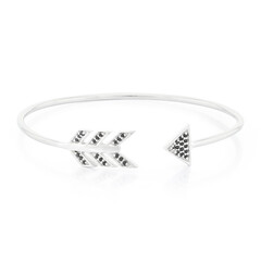 Bracelet en argent et Spinelle noir