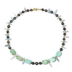 Collier en argent et Turquoise du Pérou