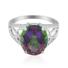 Bague en argent et Topaze Mystique