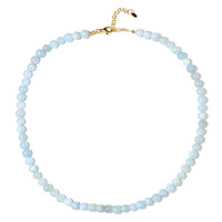 Collier en argent et Aigue-marine