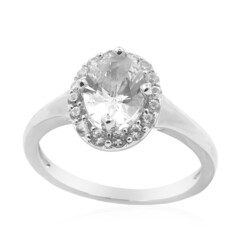 Bague en argent et Danburite