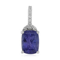 Pendentif en argent et Tanzanite