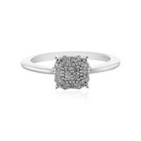 Bague en argent et Diamant I1 couleur (I)
